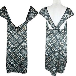 Petra Lingerie Slip Dress Womens Plus Size 1X Vintage 90s Volup Boudoir Pin Up